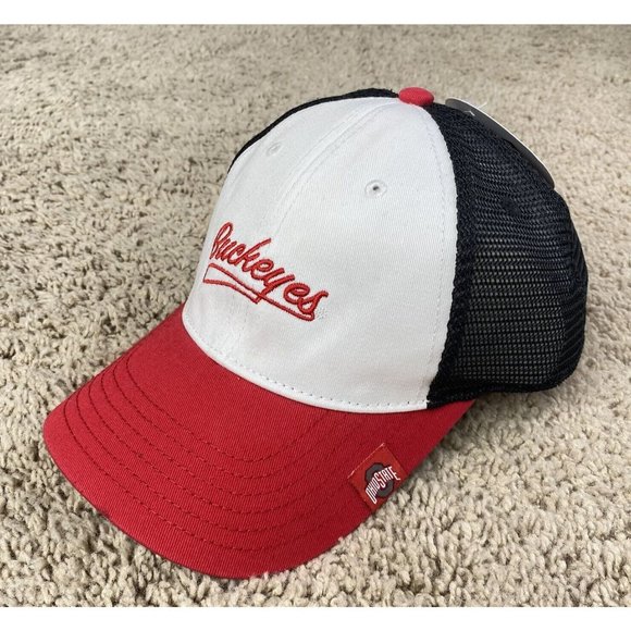Ohio State Buckeyes Women’s Hat NCAA Trucker Mesh Fashion Snapback Cap OSFM - Picture 1 of 8